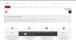 Desktop Screenshot of nema-immobilien.de