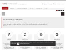 Tablet Screenshot of nema-immobilien.de
